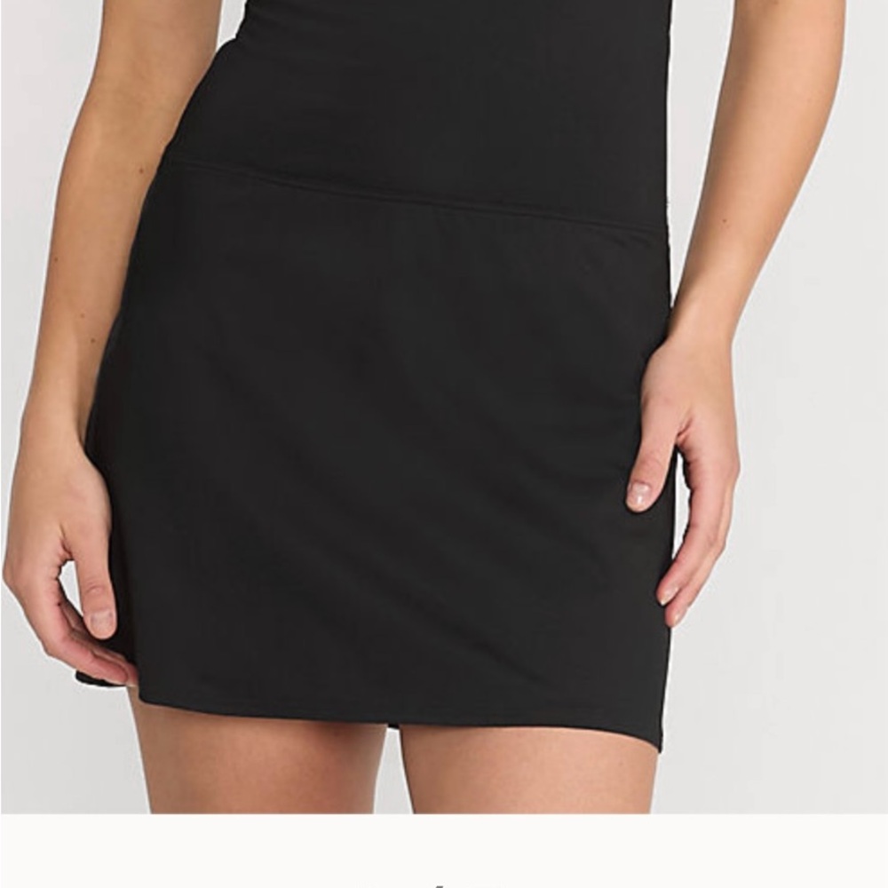 Lands End High Waist Tummy Control Swim Skirt/Skort